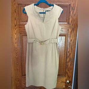 7th Avenue Design Studio New York & Company Midi Dress with Belt - Size 8